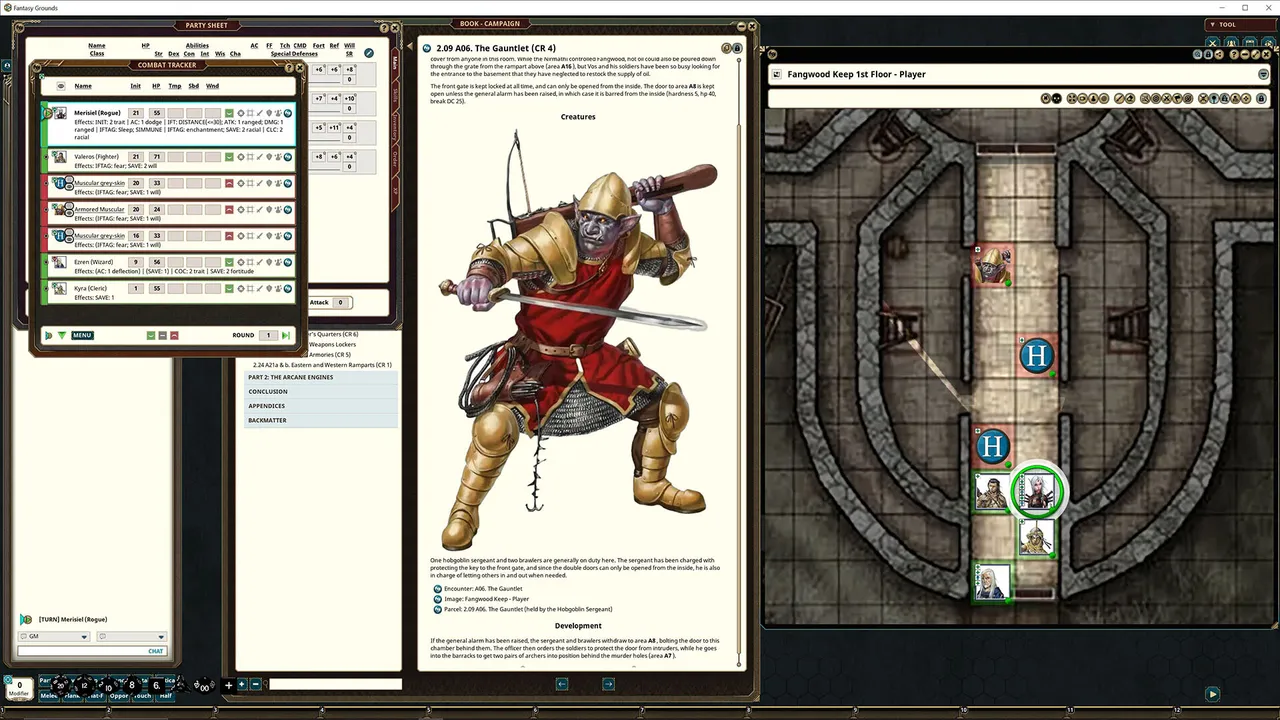 Fantasy Grounds - Pathfinder RPG - Pathfinder Module: Fangwood Keep Screenshot 3