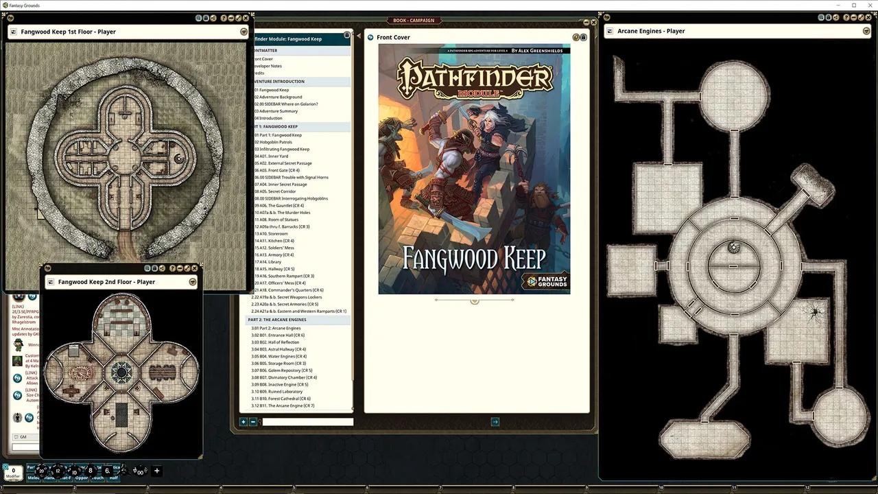Fantasy Grounds - Pathfinder RPG - Pathfinder Module: Fangwood Keep Screenshot 5