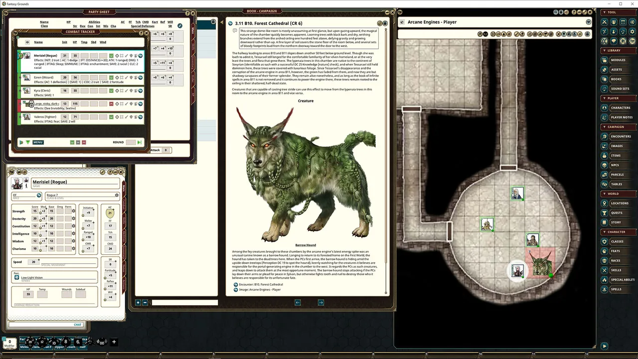 Fantasy Grounds - Pathfinder RPG - Pathfinder Module: Fangwood Keep Screenshot 1