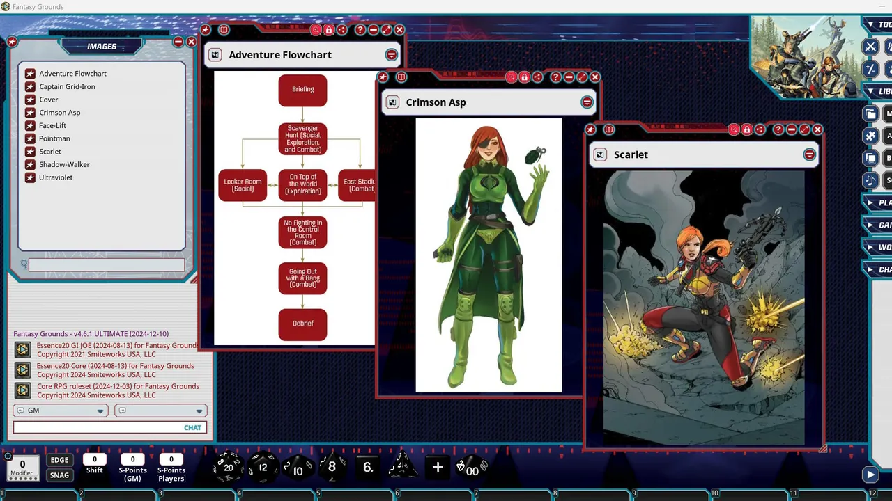Fantasy Grounds - G.I. JOE Roleplaying Game Operation Close Call Screenshot 5