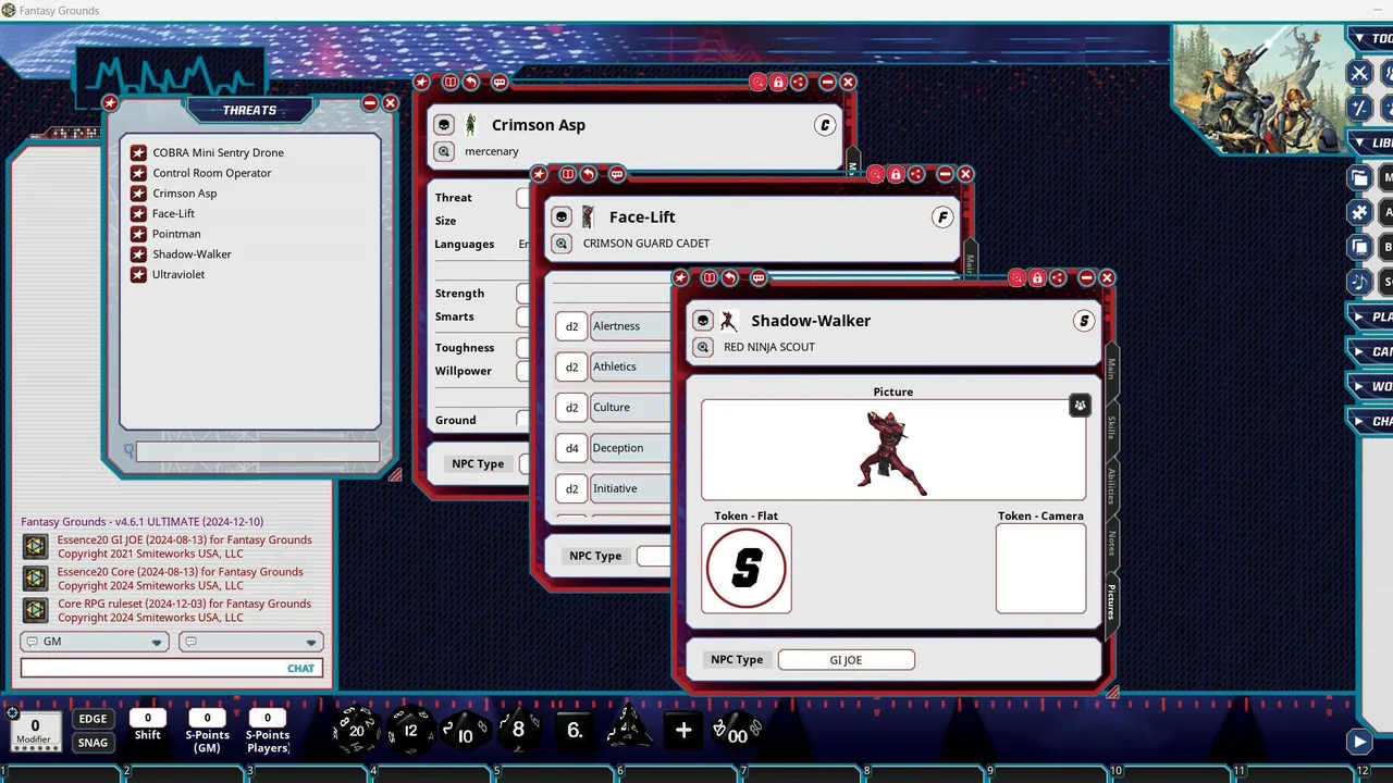 Fantasy Grounds - G.I. JOE Roleplaying Game Operation Close Call Screenshot 0