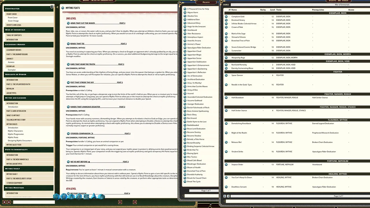 Fantasy Grounds - Pathfinder 2 RPG - War of Immortals Screenshot 3