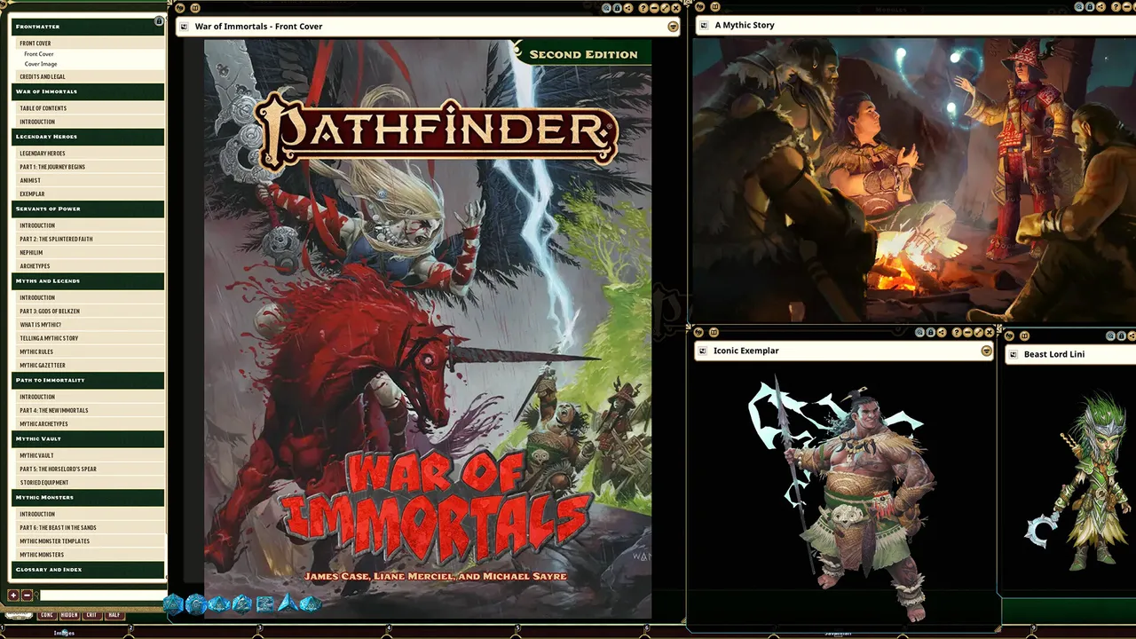 Fantasy Grounds - Pathfinder 2 RPG - War of Immortals Screenshot 4