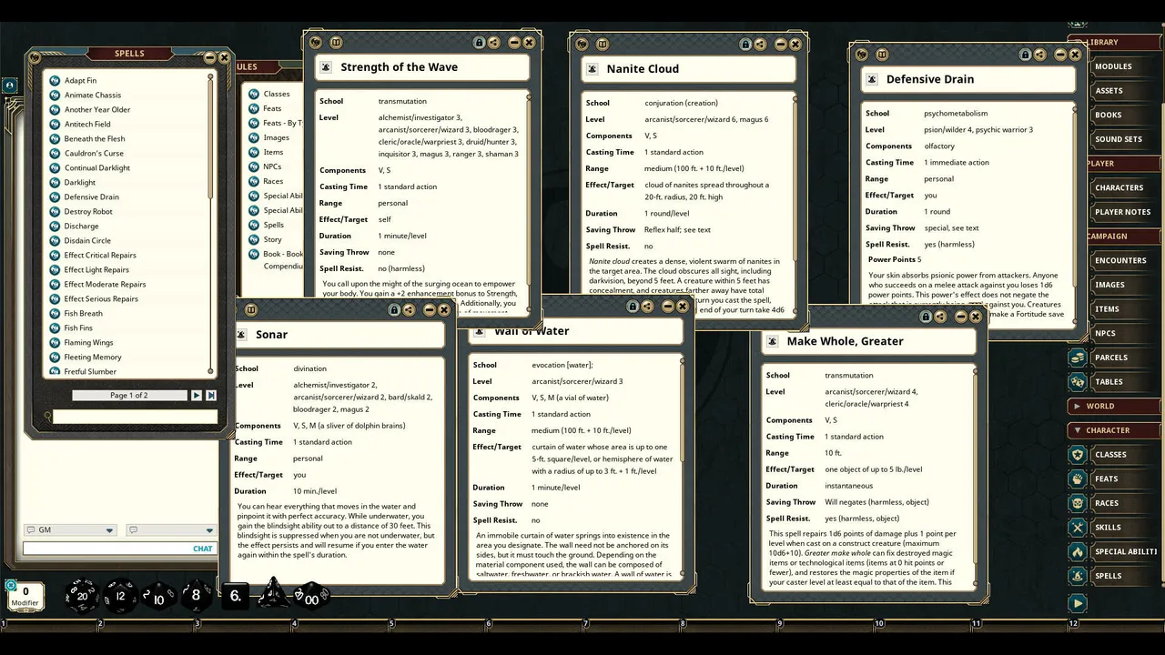 Fantasy Grounds - Book of Heroic Races: Advanced Compendium Screenshot 0