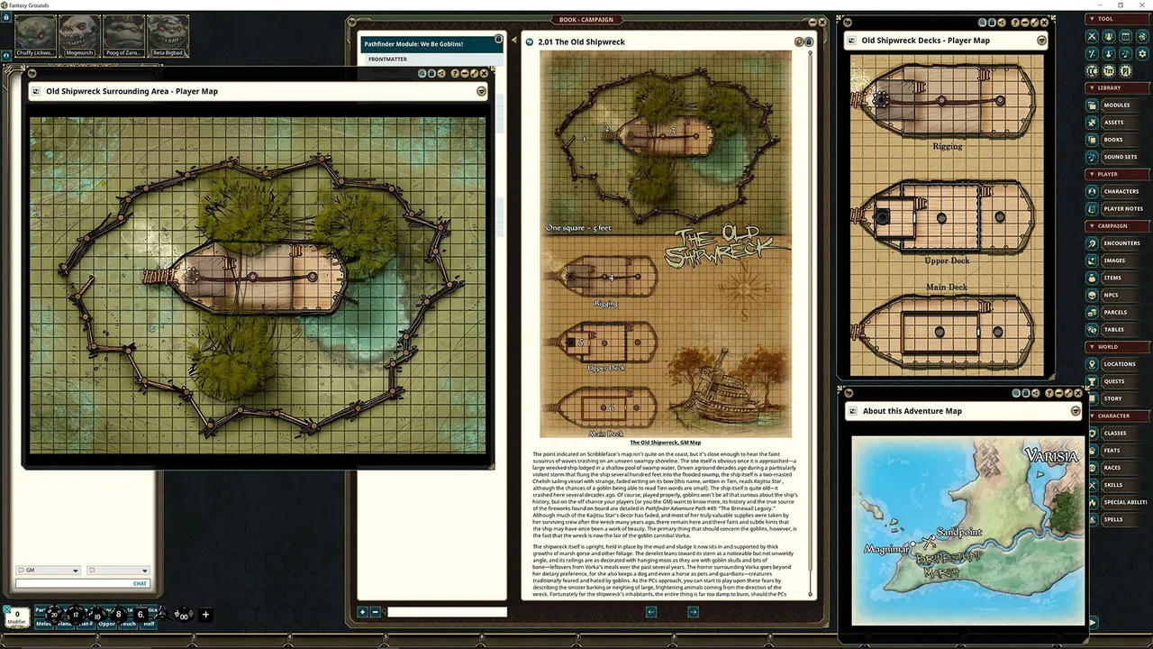 Fantasy Grounds - Pathfinder RPG - Pathfinder Module: We Be Goblins! Screenshot 4