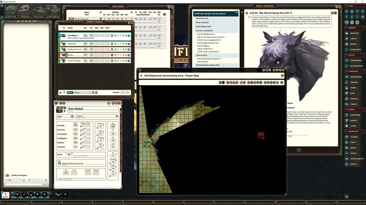 Fantasy Grounds - Pathfinder RPG - Pathfinder Module: We Be Goblins! Screenshot 0