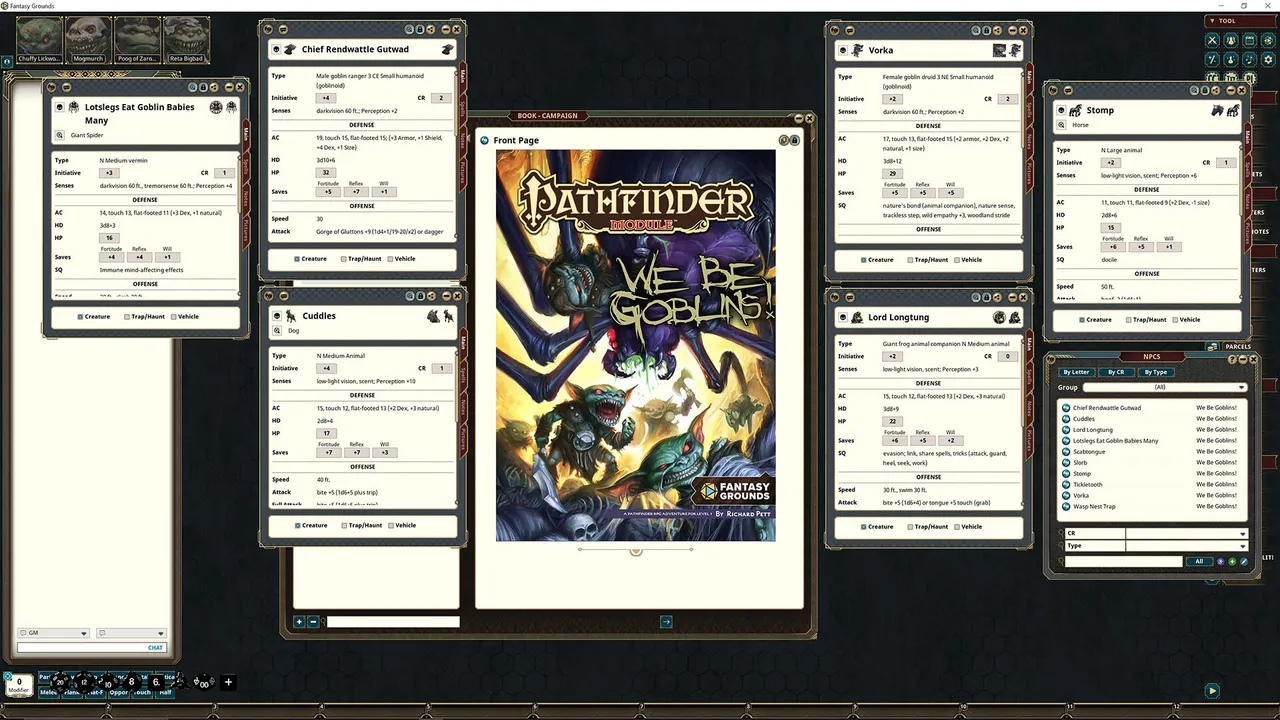 Fantasy Grounds - Pathfinder RPG - Pathfinder Module: We Be Goblins! Screenshot 3