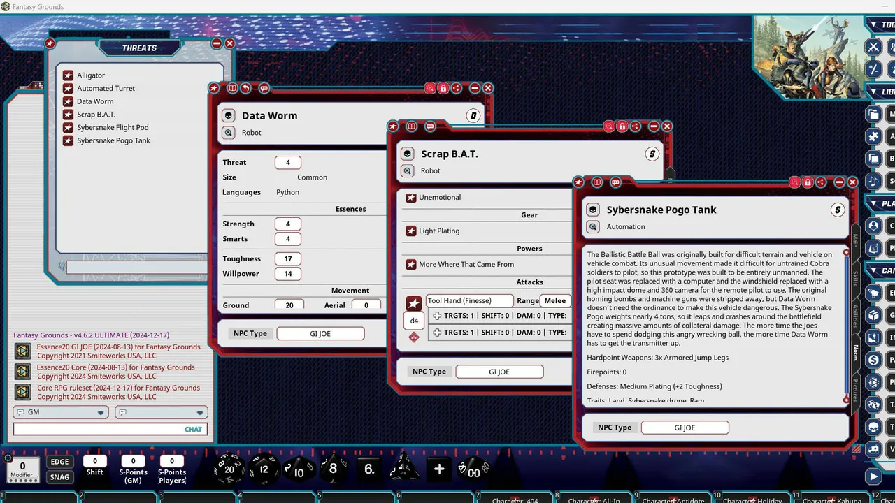 Fantasy Grounds - G.I. JOE Roleplaying Game Mission Spring Cleaning Screenshot 6