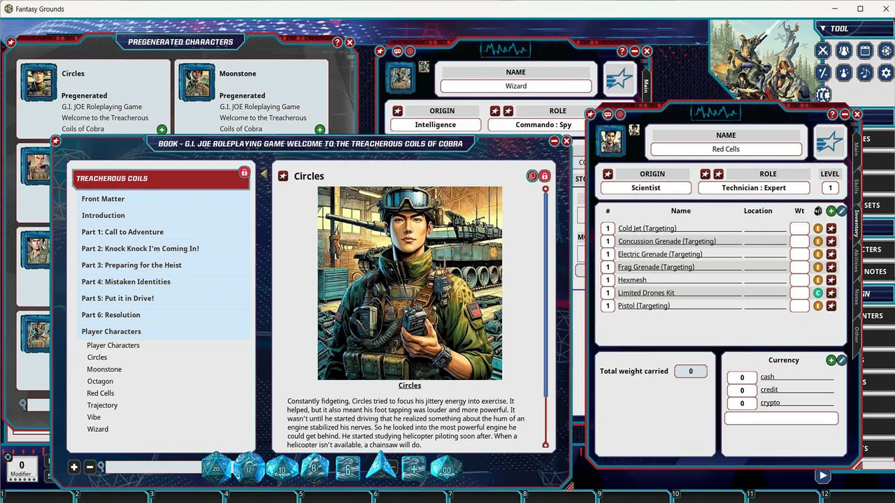 Fantasy Grounds - G.I. JOE Roleplaying Game Welcome to the Treacherous Coils of Cobra Screenshot 0