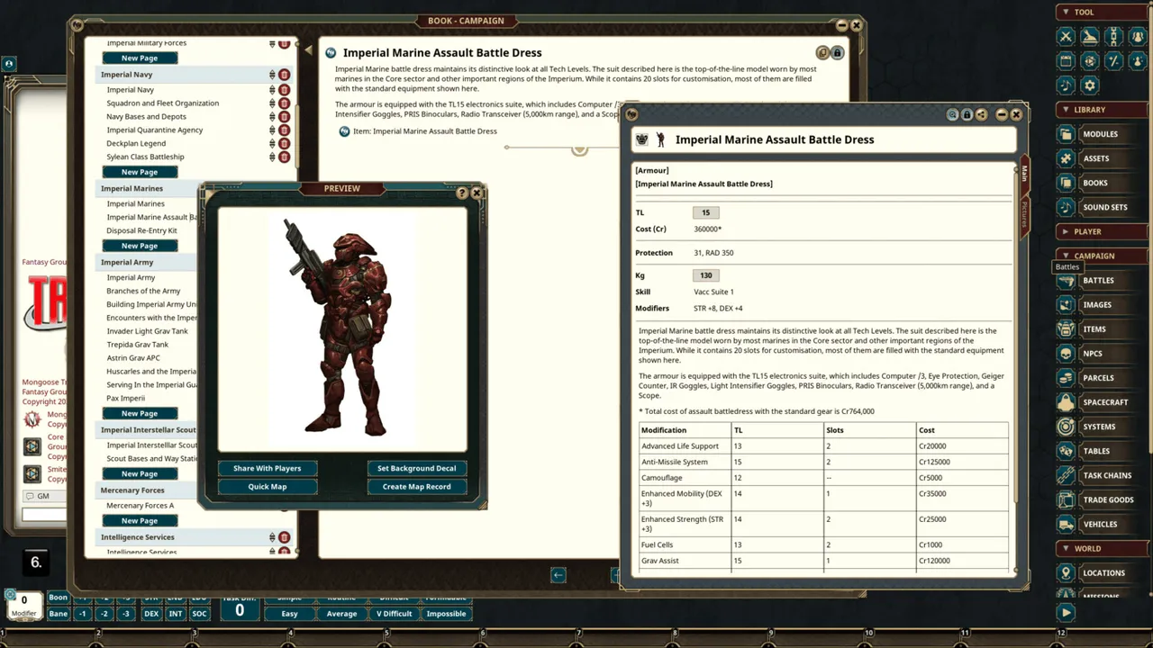Fantasy Grounds - The Third Imperium Screenshot 2