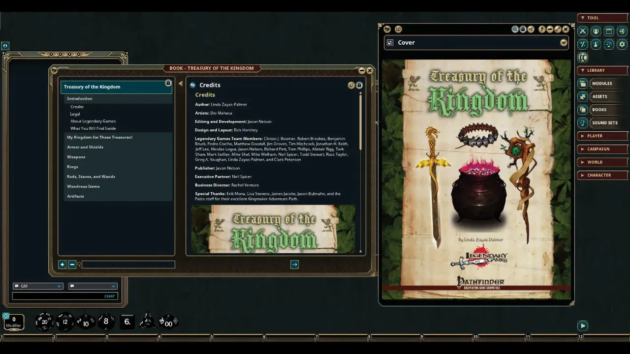 Fantasy Grounds - Treasury of the Kingdom Screenshot 1