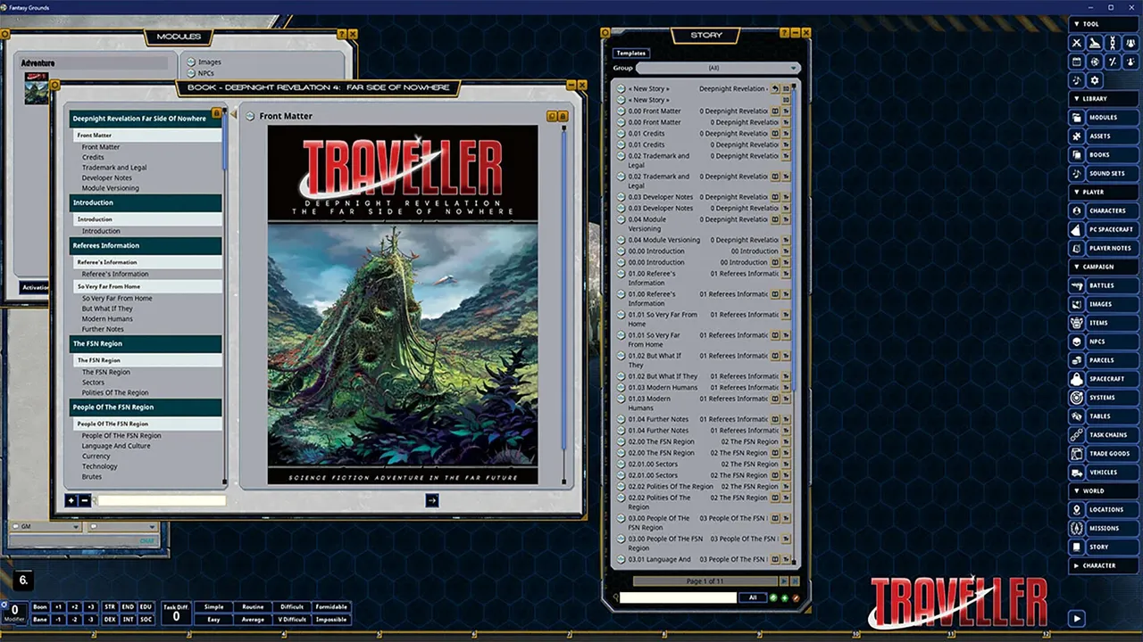 Fantasy Grounds - Deepnight Revelation 4: The Far Side of Nowhere Screenshot 1