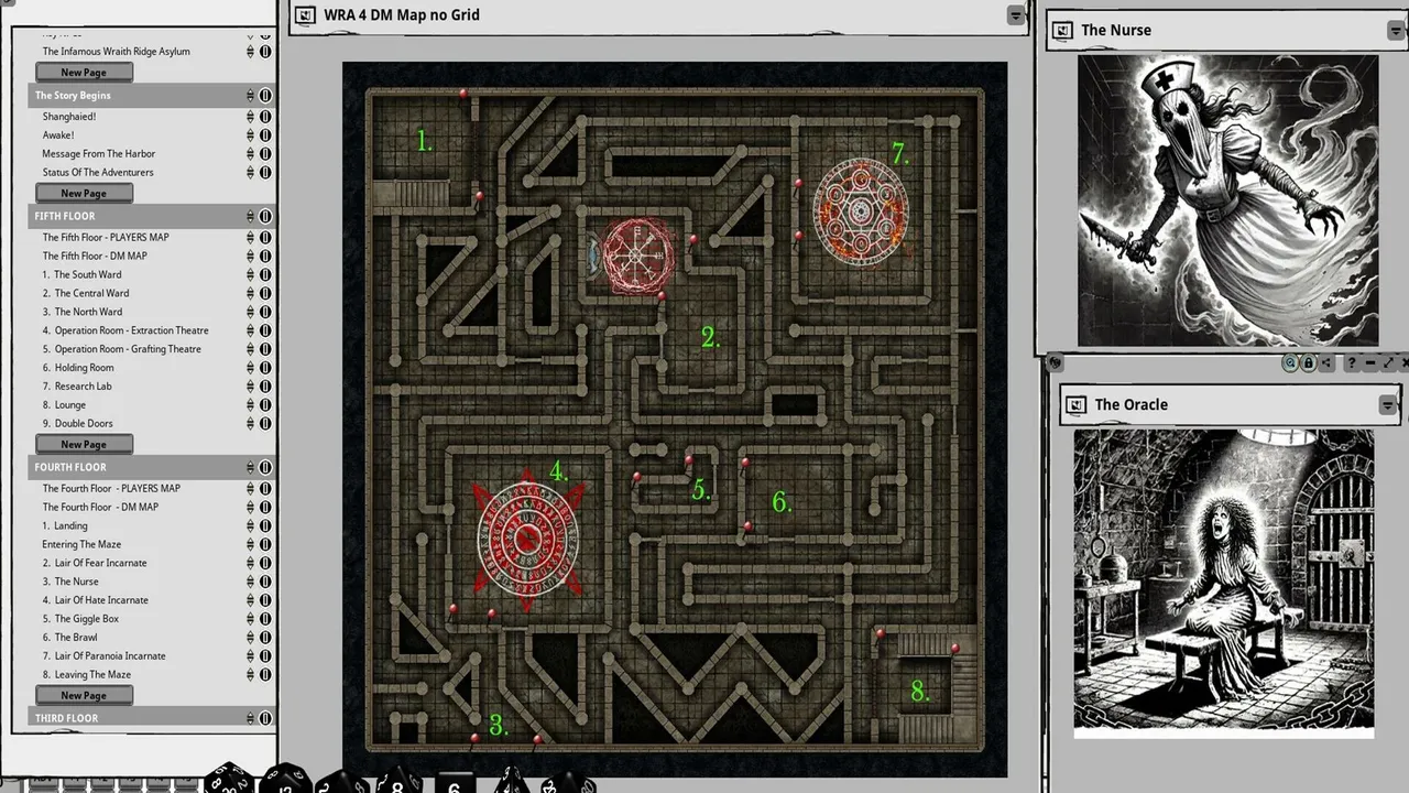 Fantasy Grounds - Escape Wraith Ridge Asylum Screenshot 5