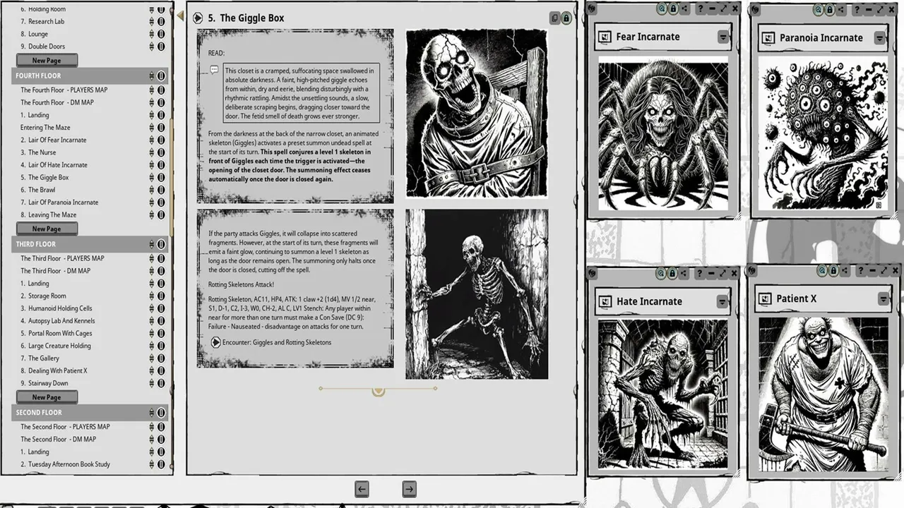 Fantasy Grounds - Escape Wraith Ridge Asylum Screenshot 3