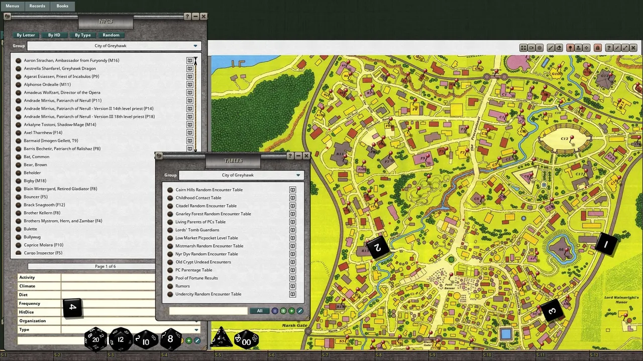 Fantasy Grounds - D&D Classics: The City of Greyhawk (2E) Screenshot 6