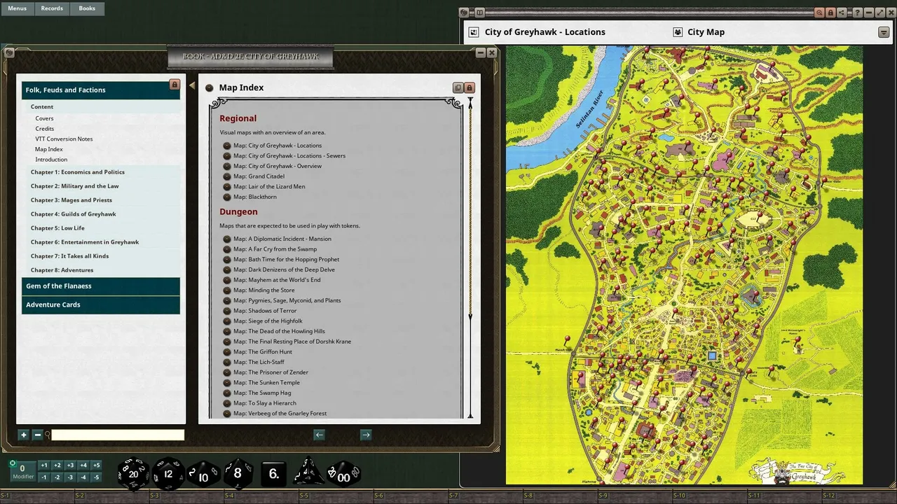 Fantasy Grounds - D&D Classics: The City of Greyhawk (2E) Screenshot 5