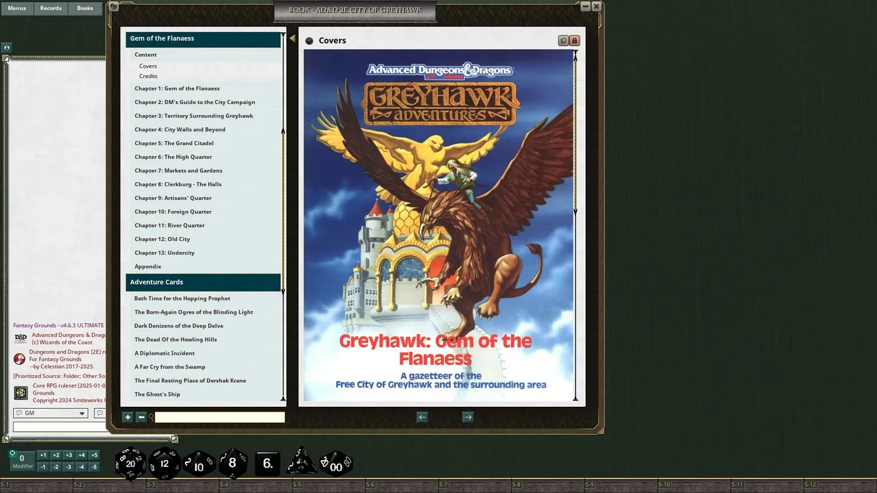 Fantasy Grounds - D&D Classics: The City of Greyhawk (2E) Screenshot 1