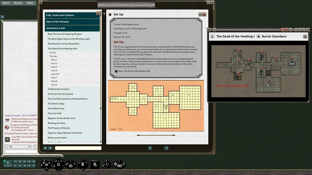 Fantasy Grounds - D&D Classics: The City of Greyhawk (2E) Screenshot 3
