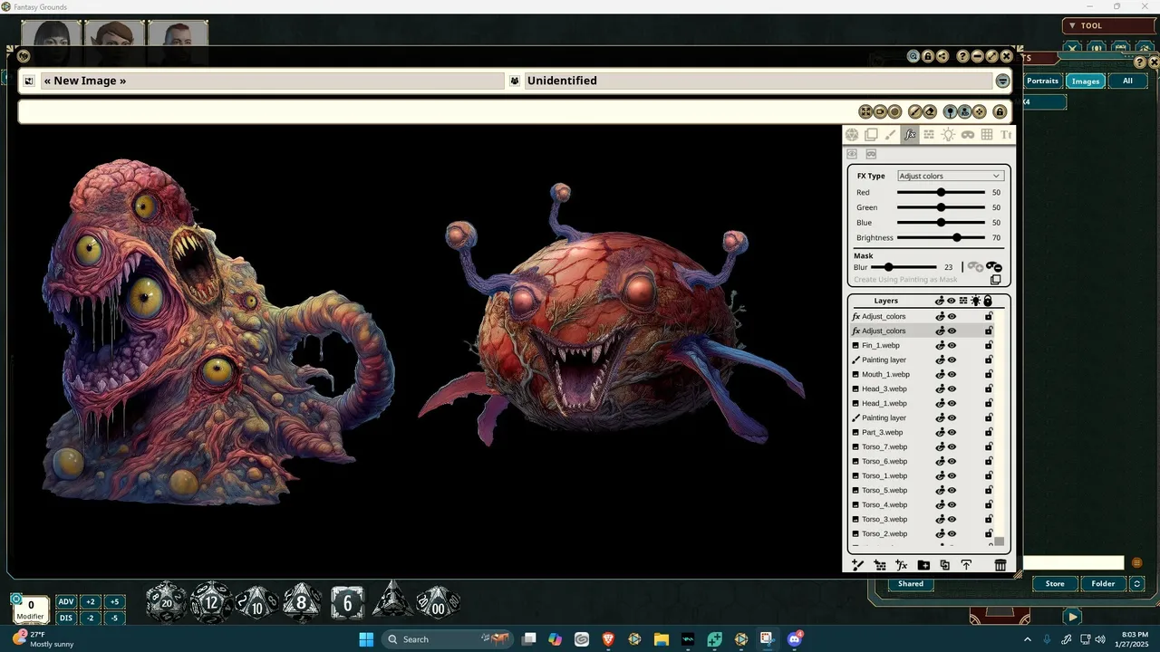 Fantasy Grounds - FG Monster Kit Aberations Art Pack Screenshot 2