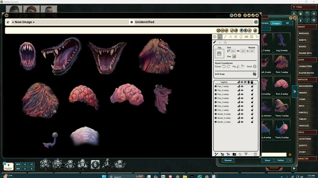 Fantasy Grounds - FG Monster Kit Aberations Art Pack Screenshot 3