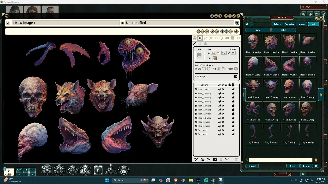 Fantasy Grounds - FG Monster Kit Aberations Art Pack Screenshot 6