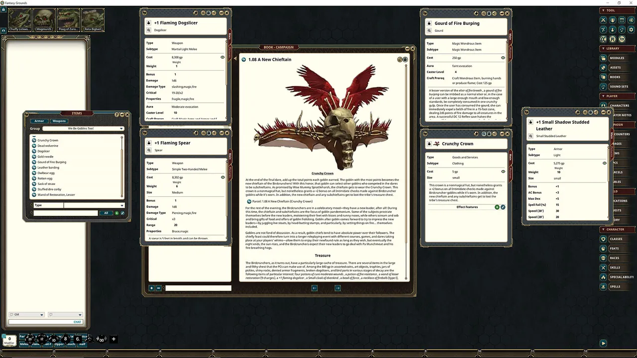 Fantasy Grounds - Pathfinder RPG - Pathfinder Module: We Be Goblins Too! Screenshot 1