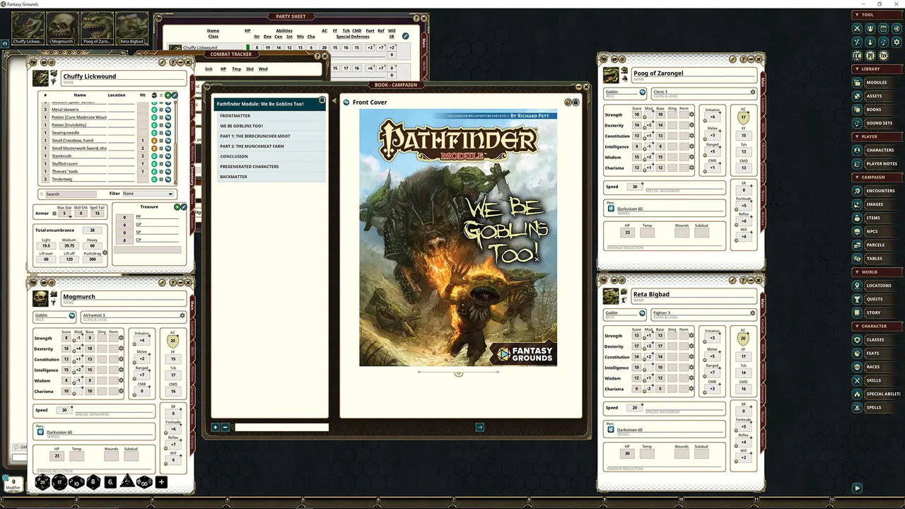 Fantasy Grounds - Pathfinder RPG - Pathfinder Module: We Be Goblins Too! Screenshot 3