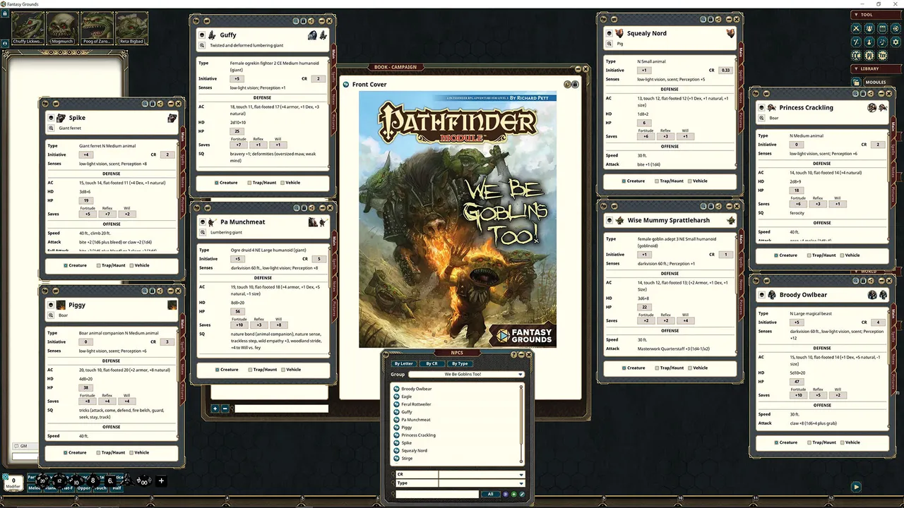 Fantasy Grounds - Pathfinder RPG - Pathfinder Module: We Be Goblins Too! Screenshot 2