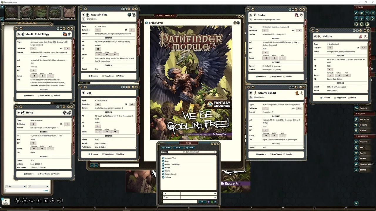 Fantasy Grounds - Pathfinder RPG - Pathfinder Module: We Be Goblins Free! Screenshot 3