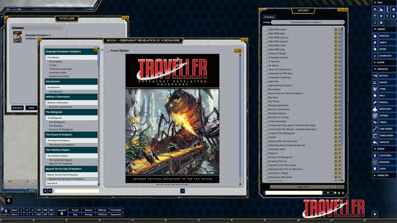 Fantasy Grounds - Deepnight Revelation 5: Voidshore Screenshot 0