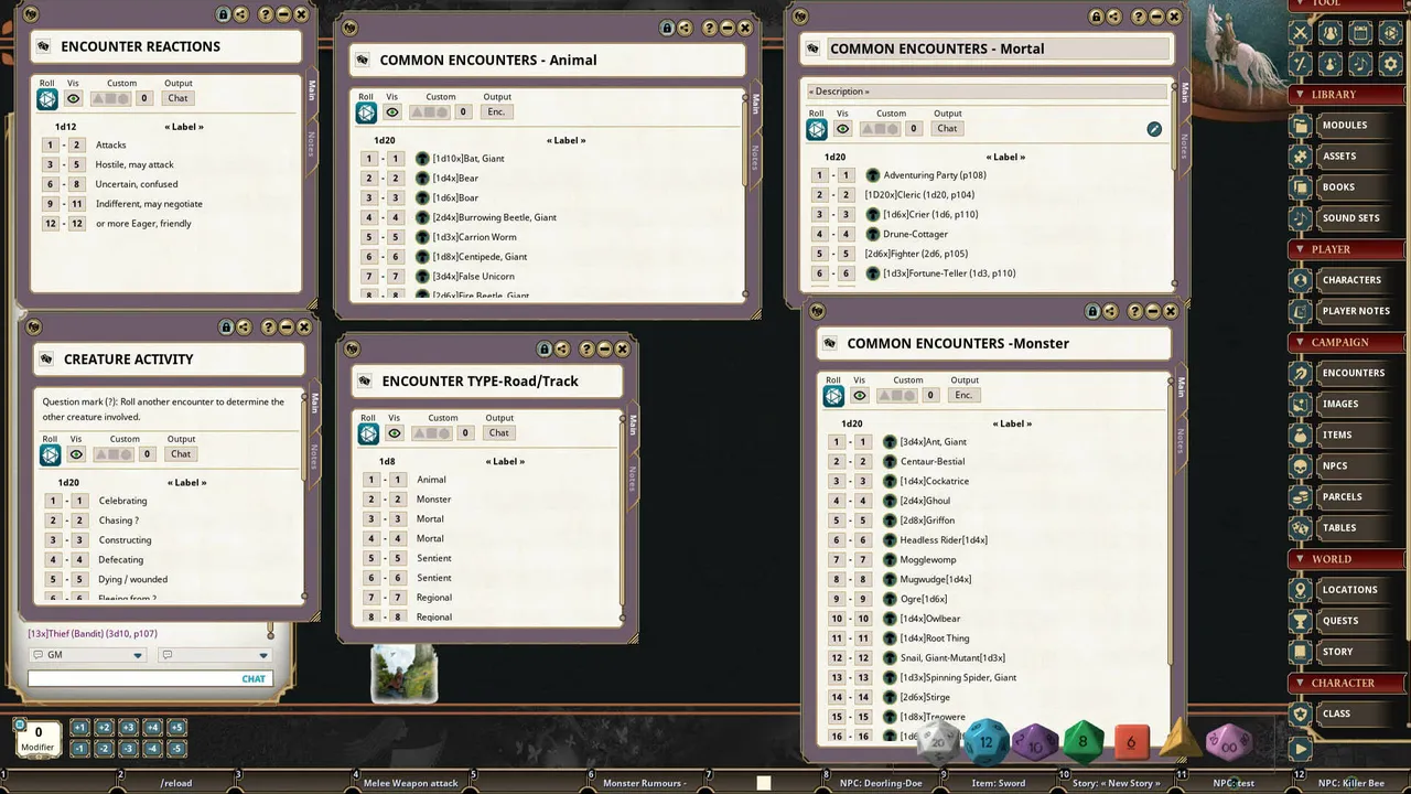 Fantasy Grounds - Dolmenwood Monster Book Screenshot 3