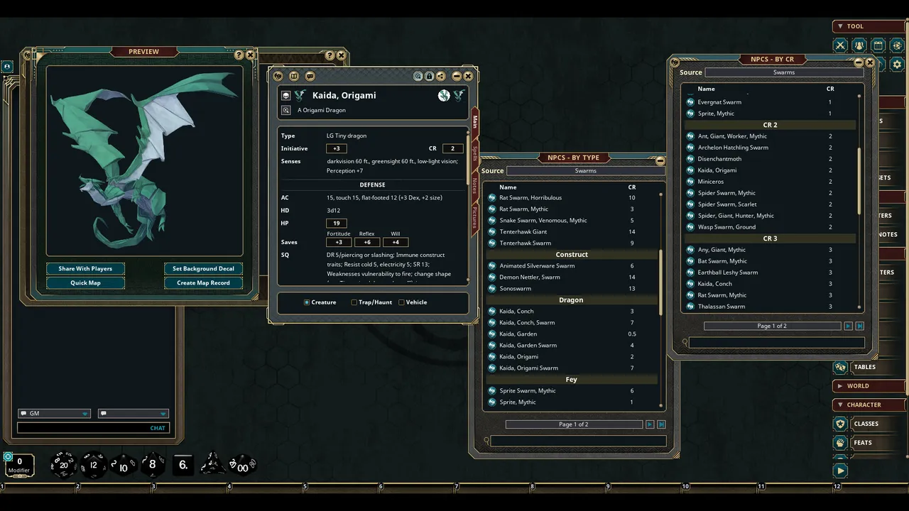 Fantasy Grounds - Swarms Screenshot 1