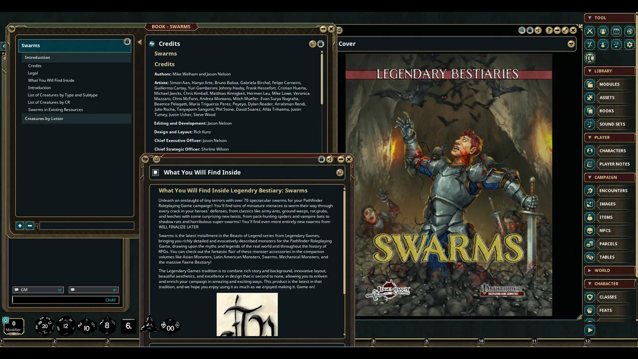 Fantasy Grounds - Swarms Screenshot 3
