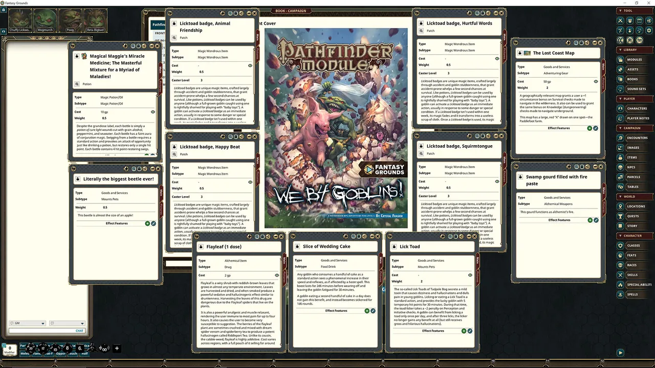 Fantasy Grounds - Pathfinder RPG - Pathfinder Module: We B4 Goblins! Screenshot 4
