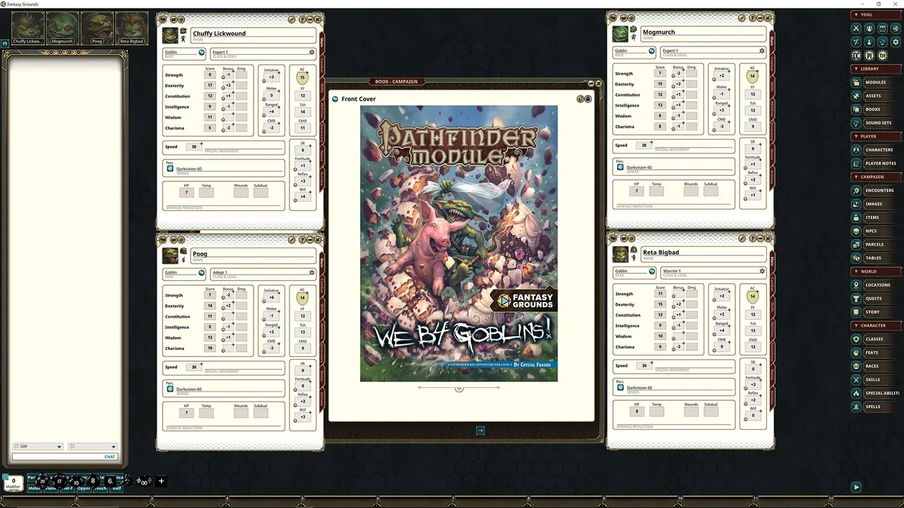 Fantasy Grounds - Pathfinder RPG - Pathfinder Module: We B4 Goblins! Screenshot 2