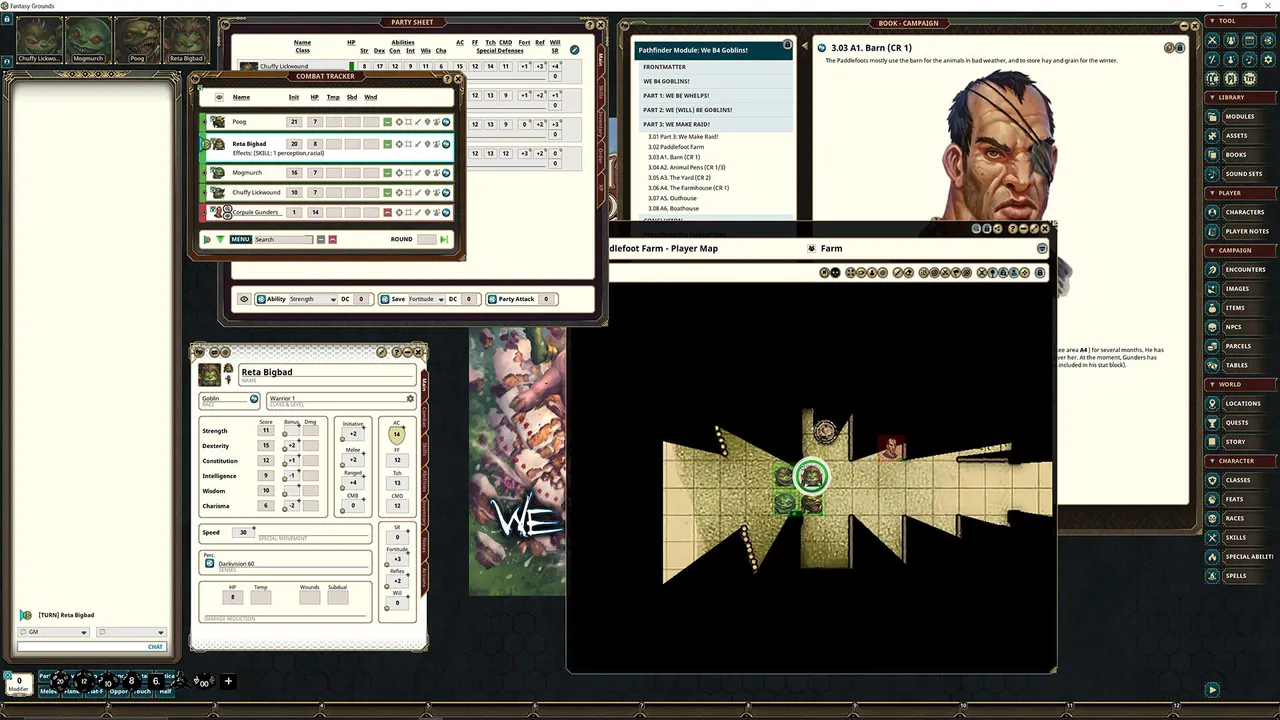 Fantasy Grounds - Pathfinder RPG - Pathfinder Module: We B4 Goblins! Screenshot 0