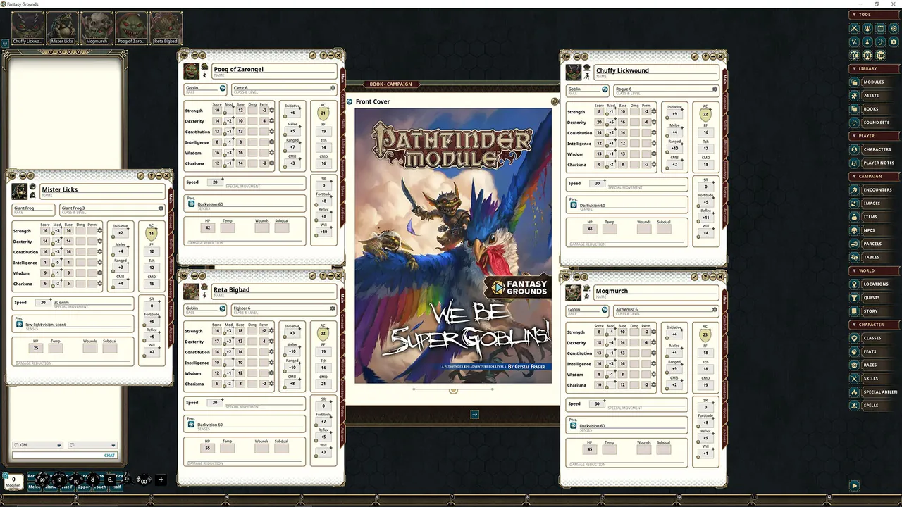 Fantasy Grounds - Pathfinder RPG - Pathfinder Module: We Be 5uper Goblins! Screenshot 1