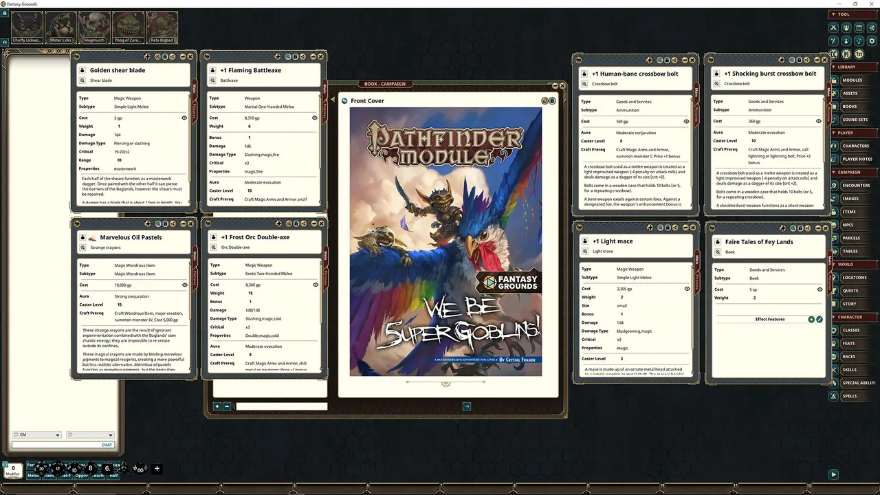 Fantasy Grounds - Pathfinder RPG - Pathfinder Module: We Be 5uper Goblins! Screenshot 4