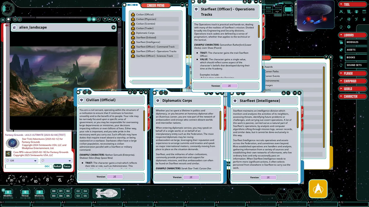 Fantasy Grounds - Star Trek Adventures: Second Edition - Core Rulebook Screenshot 4