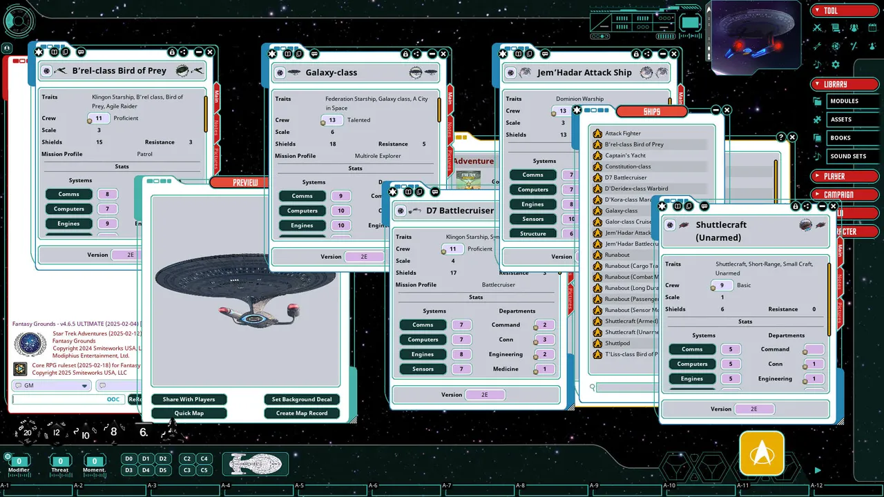 Fantasy Grounds - Star Trek Adventures: Second Edition - Core Rulebook Screenshot 6