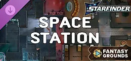 Fantasy Grounds - Starfinder 2 RPG - Flip-Mat: Space Station