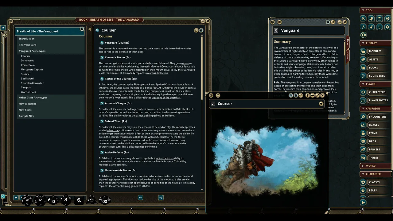 Fantasy Grounds - Breath of Life - The Vanguard Screenshot 2