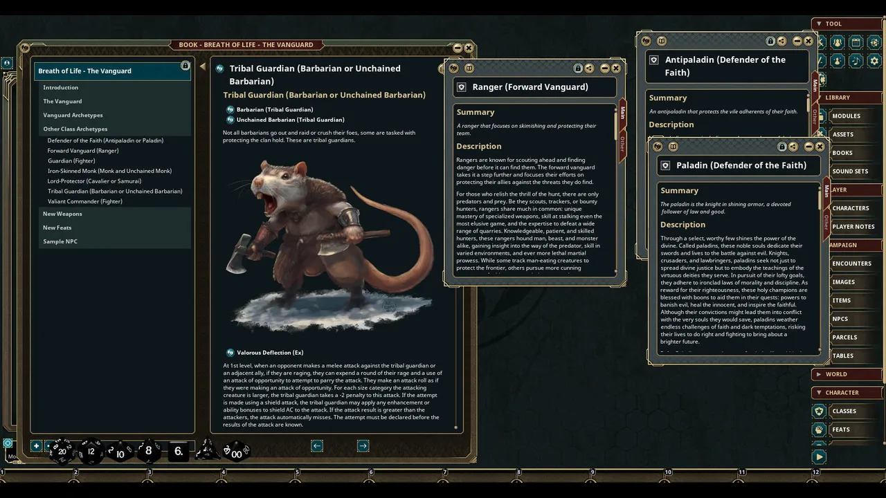 Fantasy Grounds - Breath of Life - The Vanguard Screenshot 3
