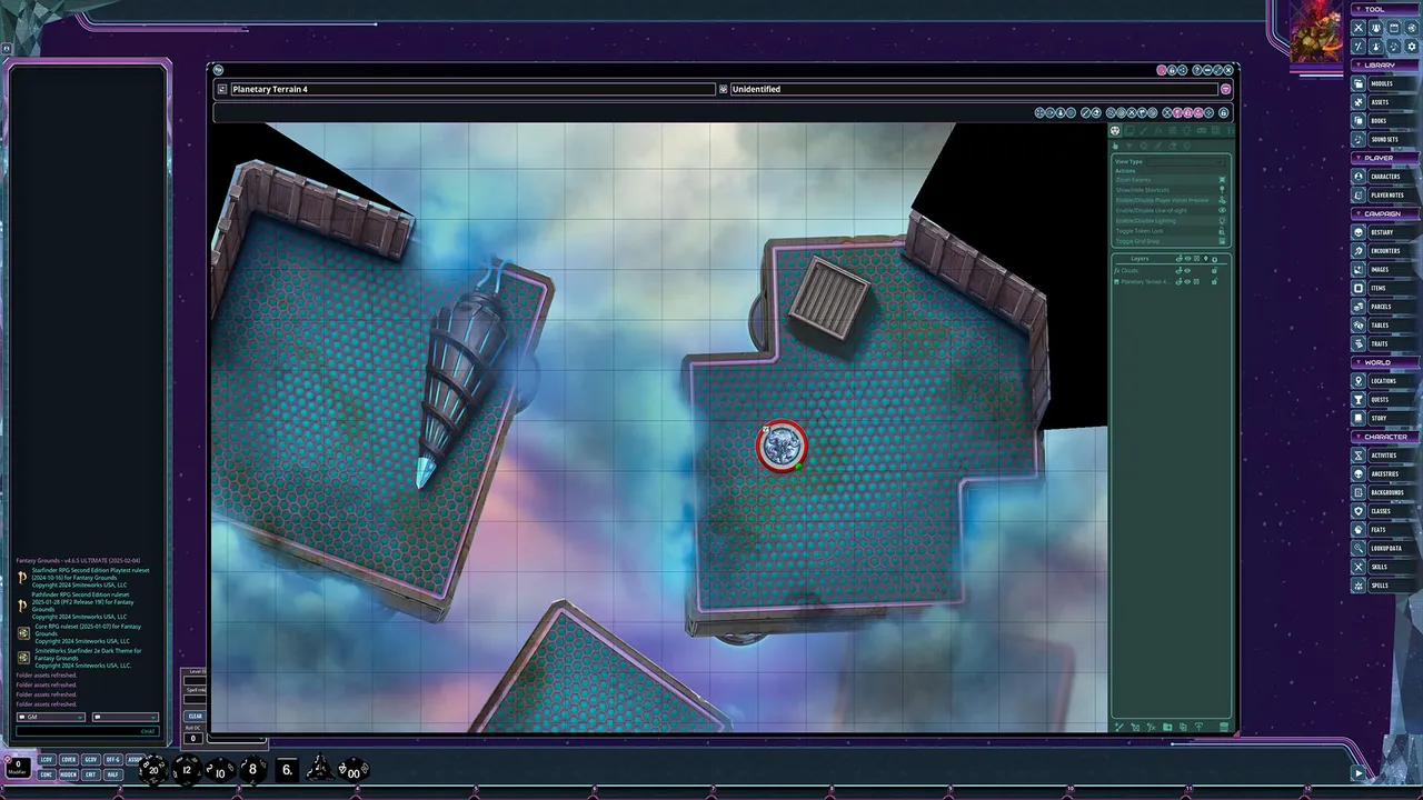 Fantasy Grounds - Starfinder 2 RPG - Flip-Mat: Planetary Terrain Multi-Pack Screenshot 2