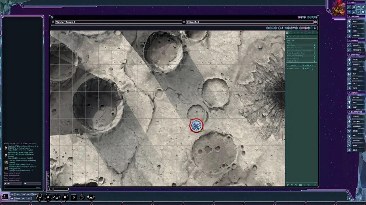 Fantasy Grounds - Starfinder 2 RPG - Flip-Mat: Planetary Terrain Multi-Pack Screenshot 4