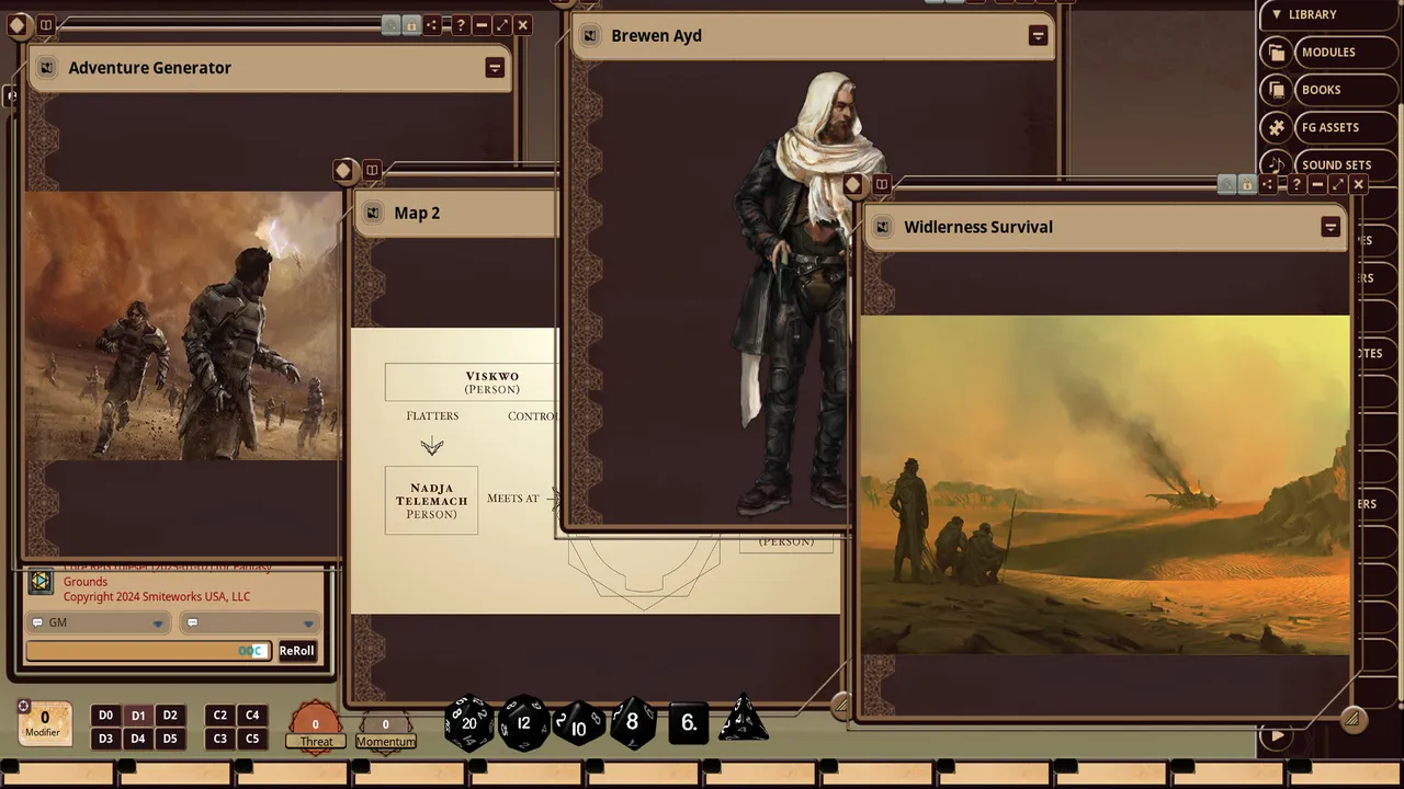 Fantasy Grounds - Dune - Adventures in the Imperium Gamemaster's Toolkit Screenshot 0