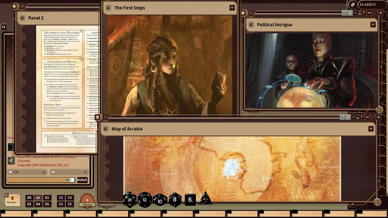 Fantasy Grounds - Dune - Adventures in the Imperium Gamemaster's Toolkit Screenshot 4