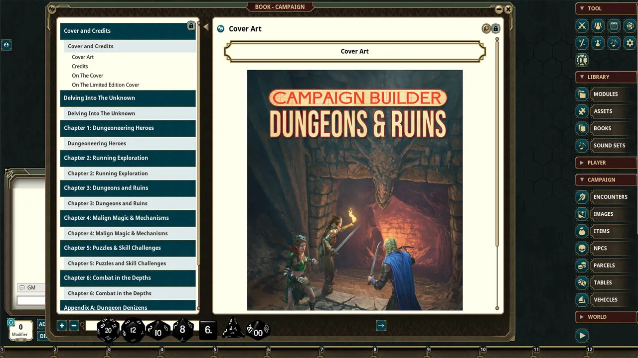 Fantasy Grounds - Campaign Builder: Dungeons & Ruins Screenshot 0