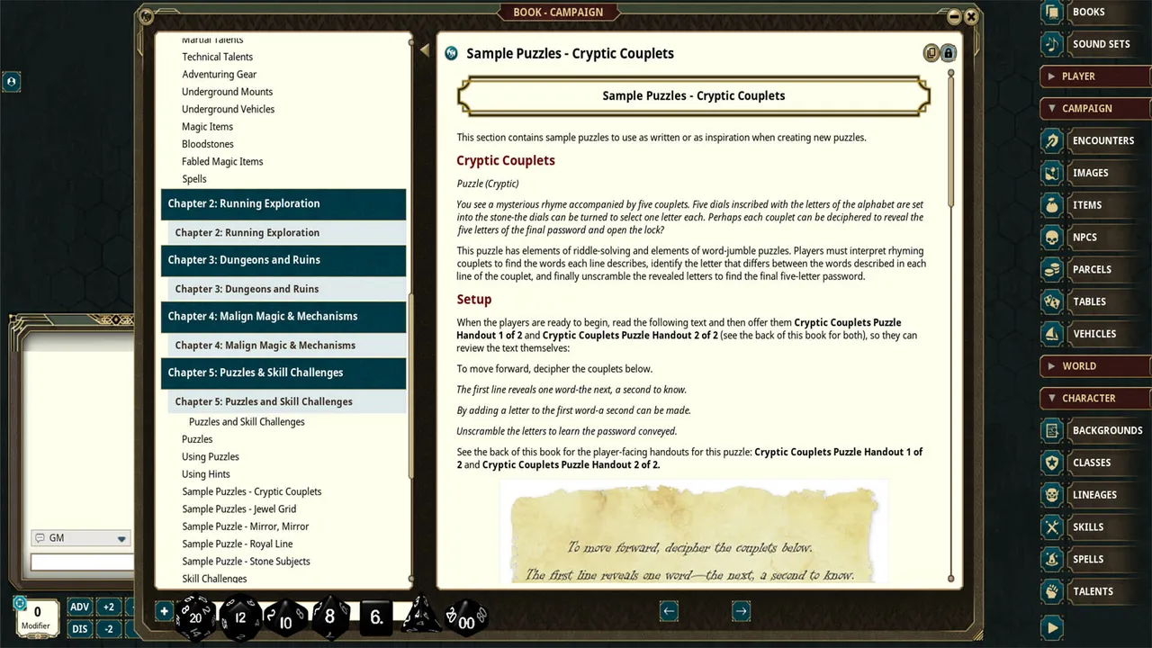 Fantasy Grounds - Campaign Builder: Dungeons & Ruins Screenshot 2