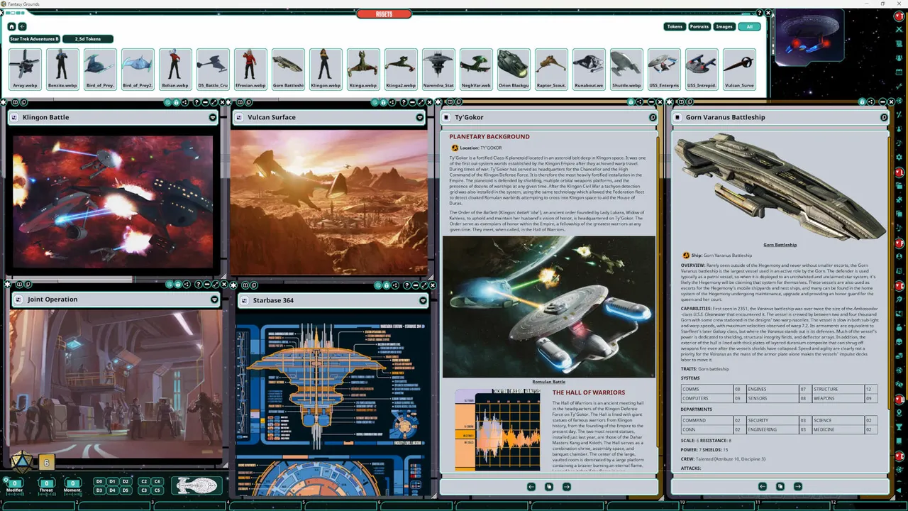 Fantasy Grounds - Star Trek Adventures: Beta Quadrant Sourcebook Screenshot 1